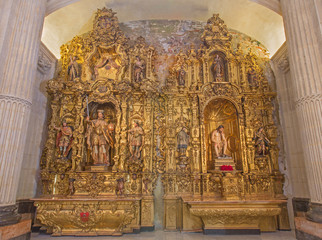 Fototapeta na wymiar Seville - Side altars in Church of El Salvador