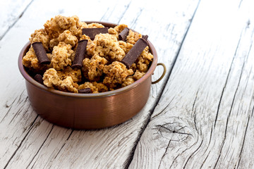Cereals with chocolate