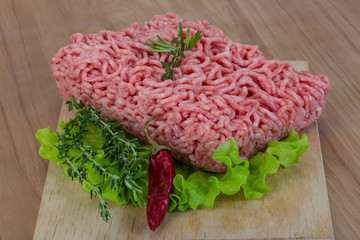 Raw minced meat