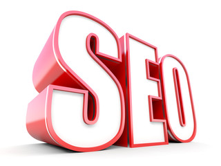 SEO word - search optimization symbol