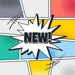 cartoon theme comic template