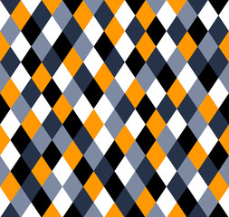 Seamless rhombus pattern
