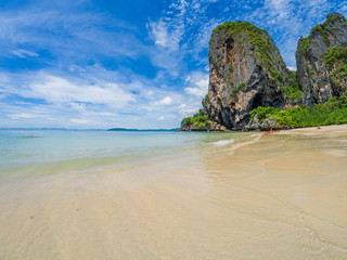 Fototapeta na wymiar The railay tropical beach thailand