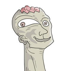 Head zombie