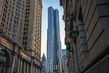 Fototapeta na wymiar New York by Gehry