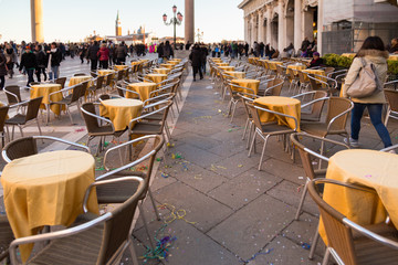 Tavolini in piazza San Marco, Venezia