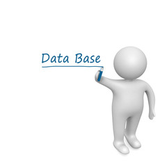 Data base  drawn by a white man