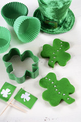 Happy St Patricks Day cooking and baking concept 