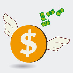 Money design, vector illustration.