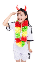 asian girl cheerleader, chinese