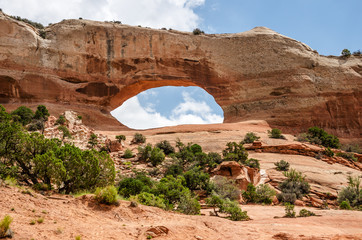 Wilson Arch with Clouds
