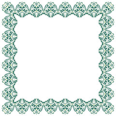 Abstract simmetric square frame