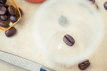Scrutiny coffee bean