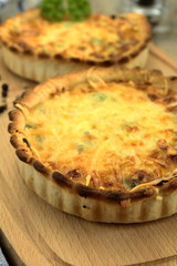 quiches au poireaux