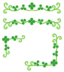 クローバーのフレーム