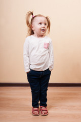 Girl With Hands in Pockets