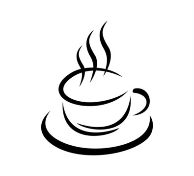 Coffee cup logo icon