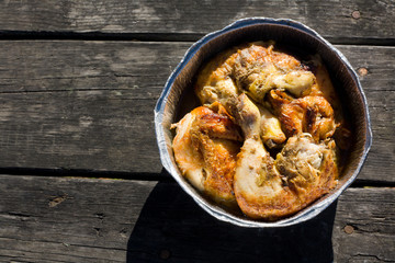 Grilled chicken for picnic table