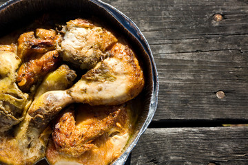 Grilled chicken for picnic table