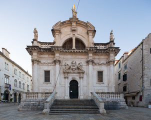 Naklejka premium Church of Saint Blaise. Dubrovnik. Croatia.