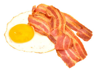 Fried Egg And Bacon Rashers