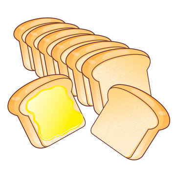 illustration of a bread