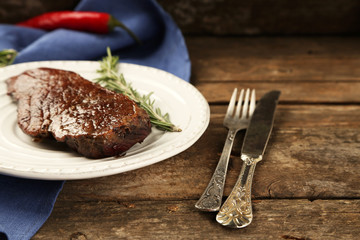 Composition with tasty roasted meat