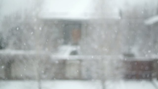 Snow Outside the Window