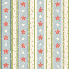 Vintage Stars Pattern