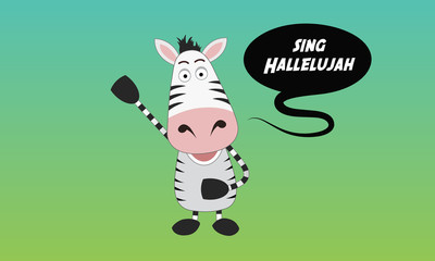Singing Zebra