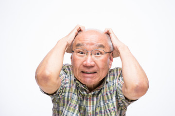 シニアの変顔