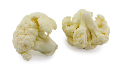 cauliflower isolated on white background