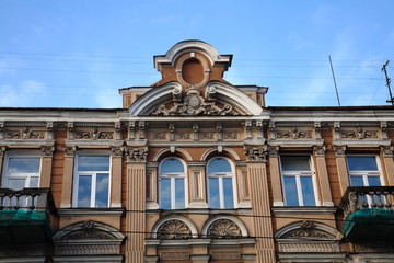 Building in the old town,fragment