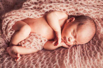 Sweet newborn baby