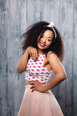 Fototapeta premium Funky afro lady