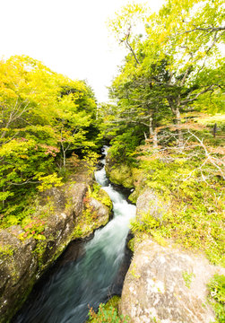 Flow of Yukawa river