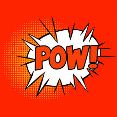 pop art text bubble, illustration in vector format