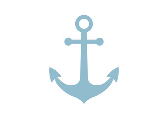 Anchor vector icon on white background