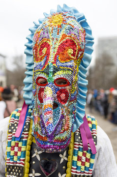 Surva mask costume festival