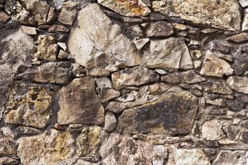 Wall from a stone