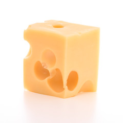 cheese isolated on white background cutout