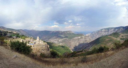 Fototapeta na wymiar the Tatev monastery in Armenia
