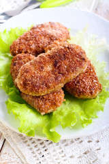 Beef mince meat cutlets