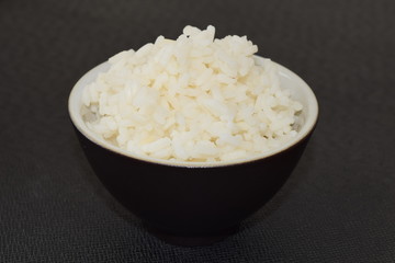 Rice in a bowl.