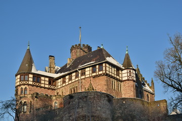 Fototapeta na wymiar Das Schloss Berlepsch bei Witzenhausen in Nordhessen