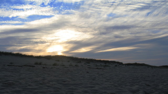 Cape Cod Dunes Sky Time-Lapse