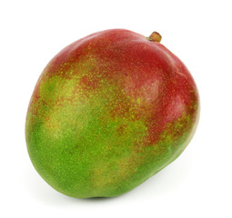 Red Mango isolated on white background