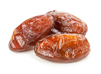 Dates isolated on white background