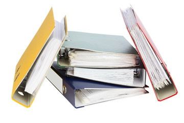 Folders for important documents.