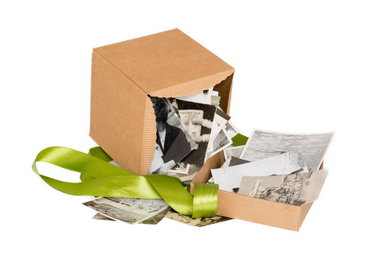 Box With Old Family Photos